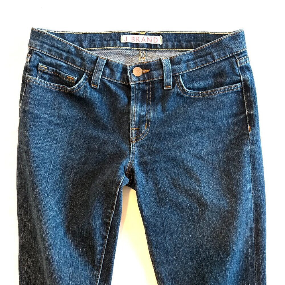 J Brand blue jeans Size 27 straight leg stretch - Picture 4 of 10